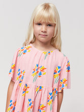 Load image into Gallery viewer, Bobo Choses / KID / Flounce Sleeves Woven Dress / Fireworks AO