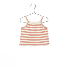 Load image into Gallery viewer, Play Up / KID / Striped Rib Top / Coral