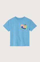 Load image into Gallery viewer, American Vintage / T-Shirt / Fizvalley / Blue Azur Vintage