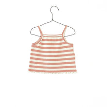 Load image into Gallery viewer, Play Up / KID / Striped Rib Top / Coral