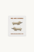 Load image into Gallery viewer, We Are Gommu / Dog Hair Clip Set / Cream