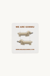 We Are Gommu / Dog Hair Clip Set / Cream