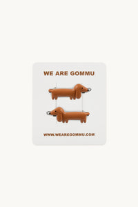 We Are Gommu / Dog Hair Clip Set / Caramel