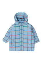 Load image into Gallery viewer, Tinycottons / KID / Check Snow Jacket / Milky Blue