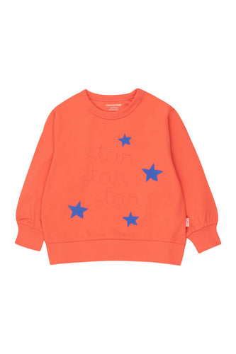 Tinycottons / KID / Star Sweatshirt / Light Red