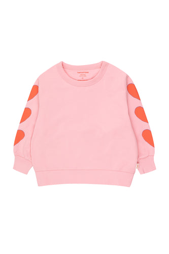 Tinycottons / KID / Hearts Sweatshirt / Rose Pink