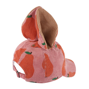 Jellymallow / Pear Corduroy Rabbit Hat / Pink