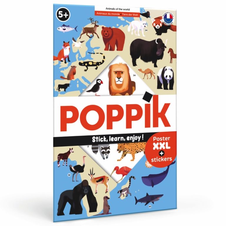 Poppik / Discovery Poster / Animals Of The World