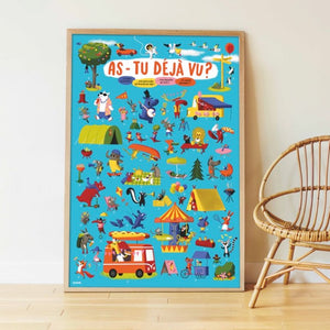 Poppik / Discovery Poster / Seek & Find Animals