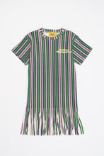 Load image into Gallery viewer, Maison Mangostan / Gecko Dress / Stripes Green Pink