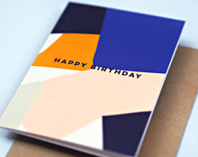 Load image into Gallery viewer, The Completist / Graphic Card / Wenskaart / Overlay Shapes / Birthday