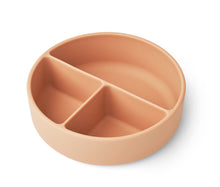 Load image into Gallery viewer, Liewood / Rosie Divider Bowl With Lid / Mr. Bear Mustard - Tuscany Rose Mix