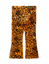 Load image into Gallery viewer, Mini Rodini / PRE SS24 / Velvet Flared Trousers / Leopard AOP