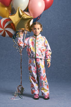 Load image into Gallery viewer, Maison Mangostan / Roses Fleece Jacket lilac