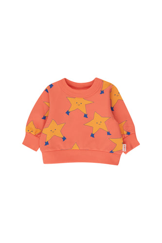 Tinycottons / BABY / Dancing Stars Sweatshirt / Light Red