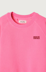 American Vintage / Sweatshirt / Izubird / Rose Fluo