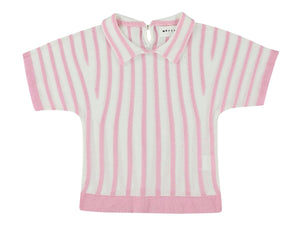 Morley / Striped Knitted Top / Uniform Bonbon