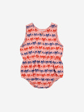 Load image into Gallery viewer, Bobo Choses / BABY / Woven Romper / Ribbon Bow AO