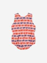 Load image into Gallery viewer, Bobo Choses / BABY / Woven Romper / Ribbon Bow AO