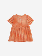 Load image into Gallery viewer, Bobo Choses / BABY / Terry Dress / Orange Stripes