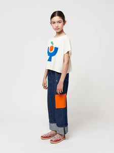 Bobo Choses / KID / Denim Pants / B.C. Color Block Patch