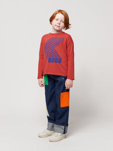 Bobo Choses / KID / Denim Pants / B.C. Color Block Patch