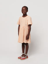 Load image into Gallery viewer, Bobo Choses / KID / Ruffle Sleeves Dress / Vertical Stripes