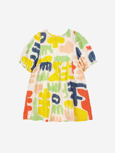 Load image into Gallery viewer, Bobo Choses / KID / Flounce Sleeves Woven Dress / Carnival AO