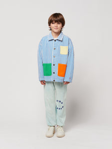 Bobo Choses / KID / Denim Jacket / Striped Color Block