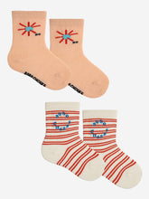 Load image into Gallery viewer, Bobo Choses / BABY / Short Socks Pack X 2 / Sun
