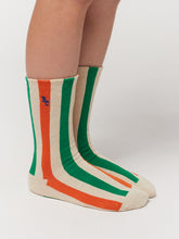 Load image into Gallery viewer, Bobo Choses / KID / Longs Socks / Vertical Stripes