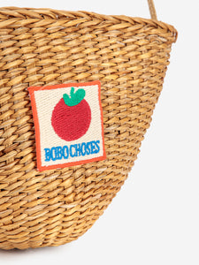 Bobo Choses / KID / Raffia Hand Bag / Tomato Patch