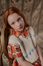 Load image into Gallery viewer, Repose AMS / Knit Spencer / Summer Day Blue Hearts