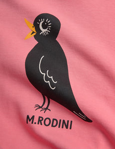 Mini Rodini / Sweatshirt / Blackbird pink