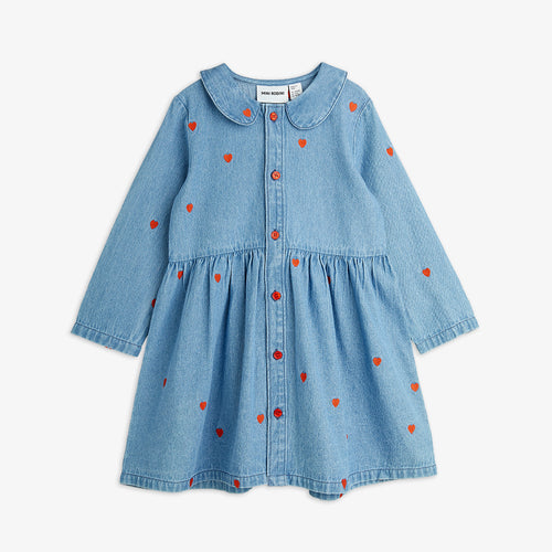 Mini Rodini / Dress / Mini hearts woven