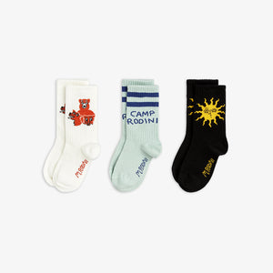 Mini Rodini / Socks / 3-Pack / Camp Rodini