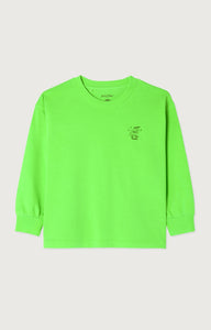 American Vintage / Long Sleeve T-Shirt / Fizvalley / Absinthe Fluo