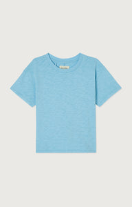 American Vintage / T-Shirt / Col Rond / Blue Ciel