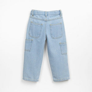 Play Up / KID / Denim Trousers / Side Pockets Bleached