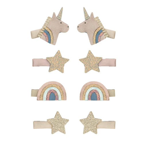 Mimi & Lula / Celeste unicorn mini clips