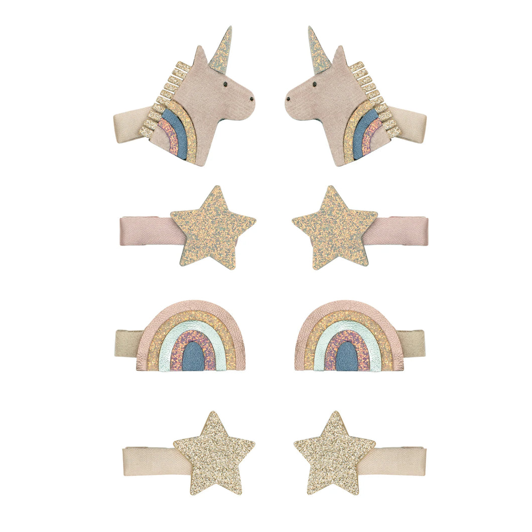 Mimi & Lula / Celeste unicorn mini clips