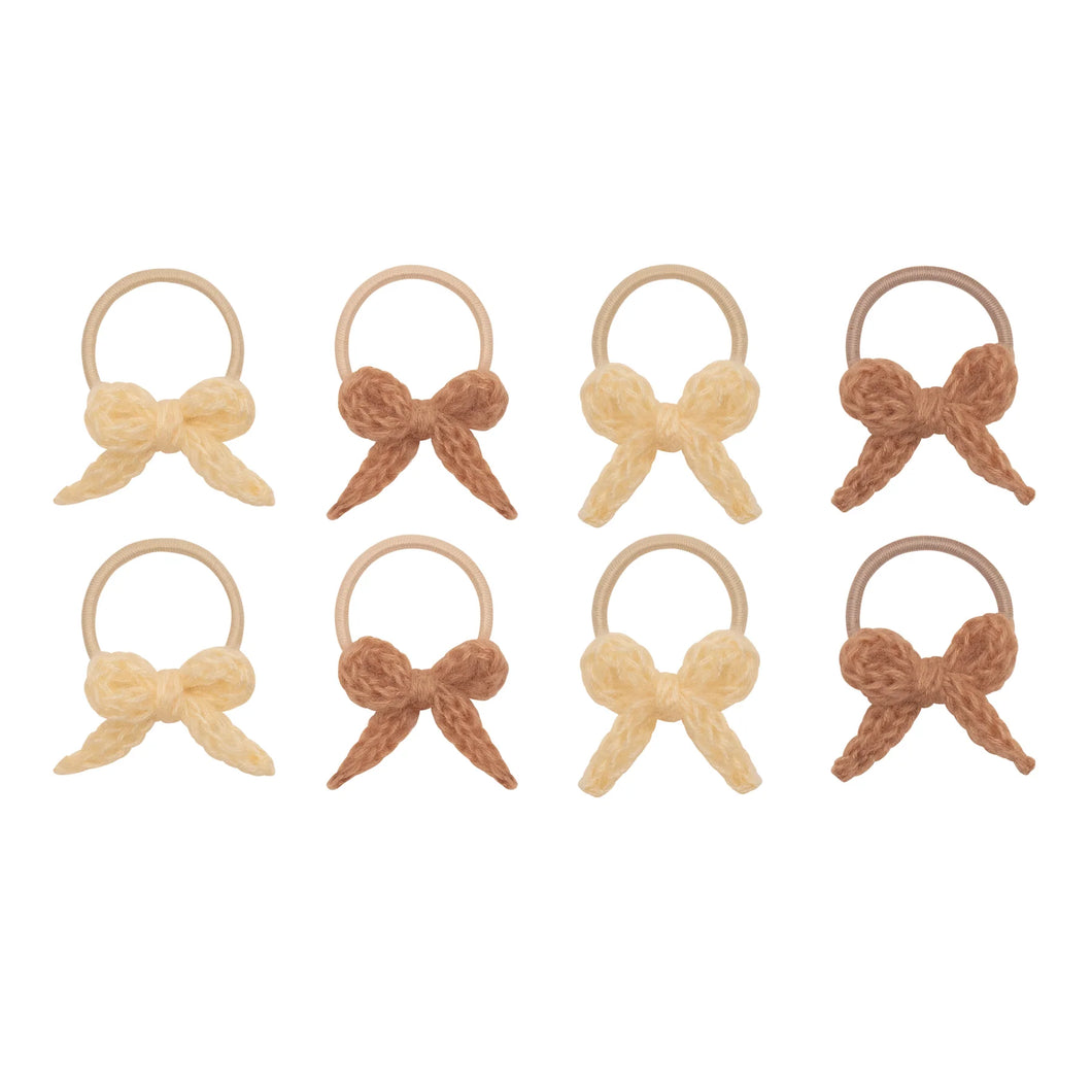 Mimi & Lula / Granny knitted bow mini ponies