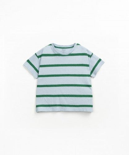 Play Up / KID / Striped T-Shirt / Botanical