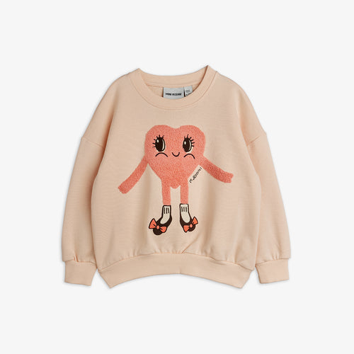 Mini Rodini / Sweatshirt / Heart in shoes chenille