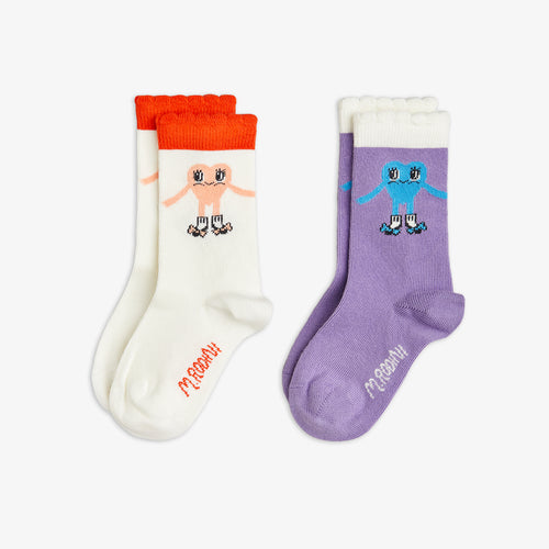 Mini Rodini / Socks / 2-Pack / Hearts