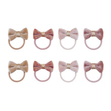 Load image into Gallery viewer, Mimi &amp; Lula / Mini Ponies / Velvet Pink Bows