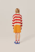 Load image into Gallery viewer, The Campamento / KID / Oversized Cardigan / Red Stripes