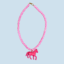 Load image into Gallery viewer, Kimchi Jewellery  / Necklace / Pink Horse