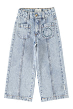 Load image into Gallery viewer, Piupiuchick / KID / Flare Trousers / Denim Fadded light