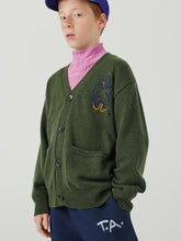 Load image into Gallery viewer, True Artist / KID / Cardigan n°02 / Pine Green